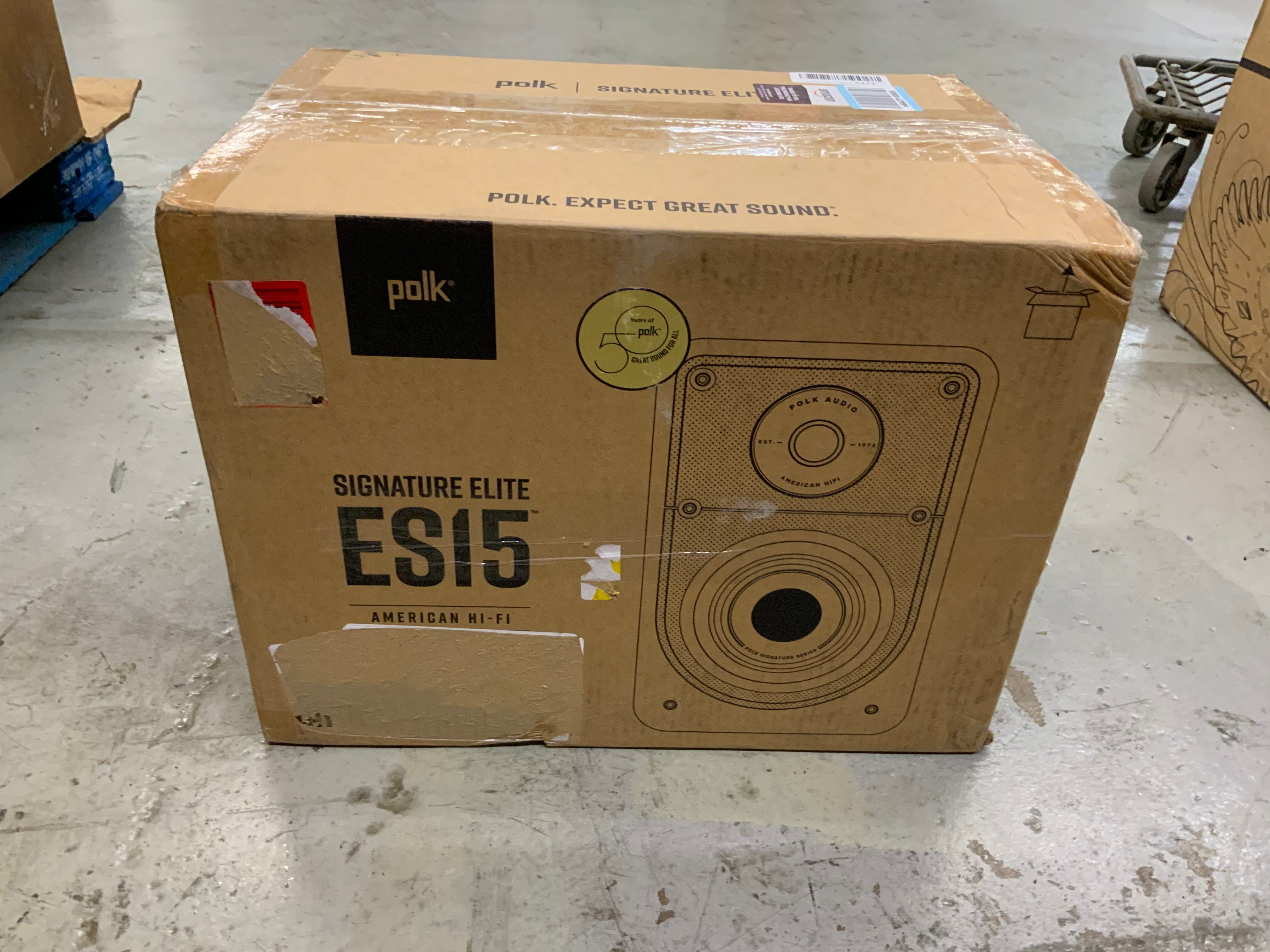 Polk Signature Elite ES15 Bookshelf Speaker -Hi-Res Audio Certified, Dolby Atmos (8073580970222)